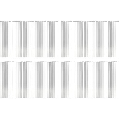 100 Tiges de Poussée en Acier Z 200mm Haute Dureté Résistance Corrosion Avion RC (1/5)
