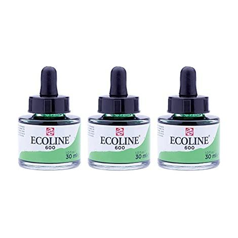 TALENS ECOLINE ACUARELA LIQUIDA 30ML VERDE (1/3)