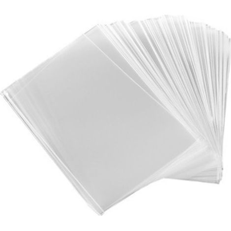 Paquet de 100 matières plastiques pour samlarkort ou visitkort - Conception transparente