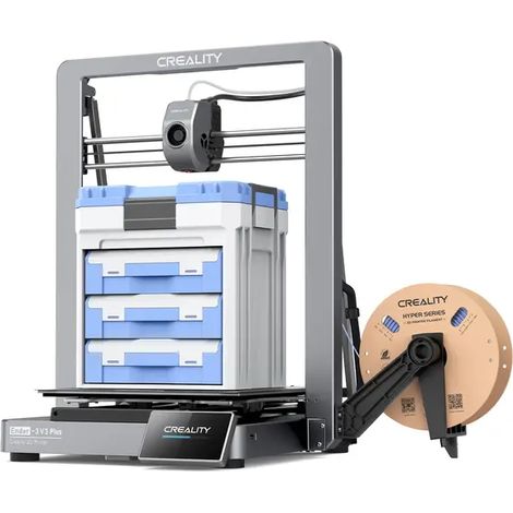 Creality Ender-3 V3 Plus Imprimante 3D CoreXZ 600 mm/s Nivellement automatique Extrudeuse à entraînement direct 300 x 300 x 330 mm (1/5)