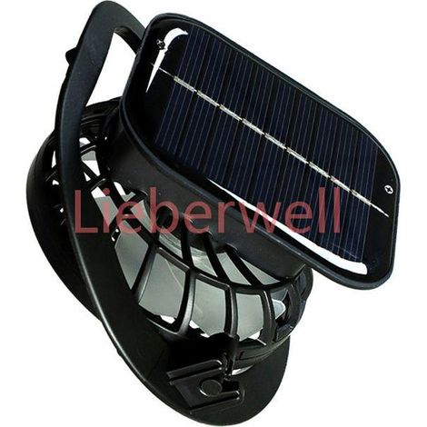 Ventilateur portatif , SHIPENOPHY , Rechargeable , Solaire , 1000 mAh , Respectueux de l'environnement (1/5)
