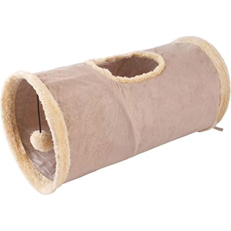 Tunnel pour Chat, Tunnel Lapin, Tunnel Pliable pour Chat avec 1 Trous, pour Chats, Lapins, Pliable Jeu pour Les Chats Lapins Chiens Cochons d'InAnimaux Compagnie (1/4)