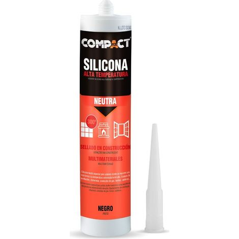 Silicone per aree ad alta temperatura (fino a 300ºC) colore nero