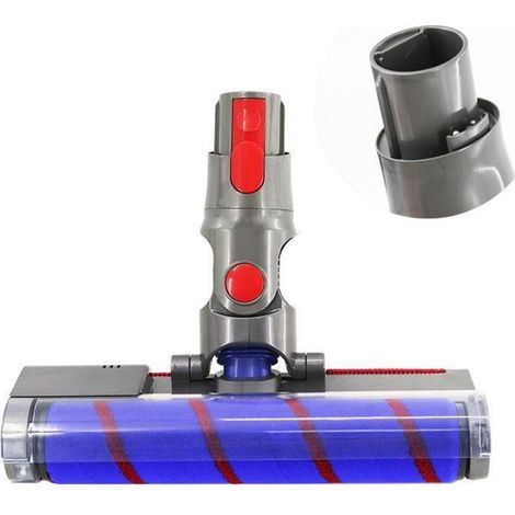 Spazzola turbo motorizzata compatibile con Dyson V10 Slim / V12 Slim - Testina di pulizia sottile ed efficiente per pavimenti -Crezuo