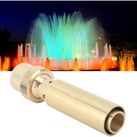 Buse de colonne d'eau aérée tout cuivre, buse d'aménagement paysager aquatique, équipement de fontaine, conception de fontaine G1 (1/5)