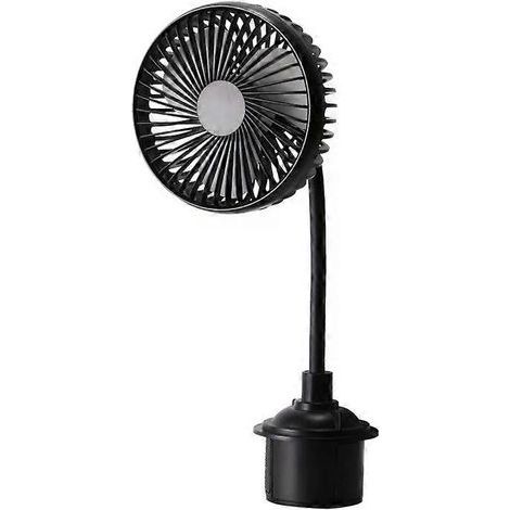 Ventilateur électrique portable 10" DC12V pour voiture avec pince. pour un rafraîchissement d'air estival et un fonctionnement silencieux. Accessoires pour ventilateur de voiture. (1/5)