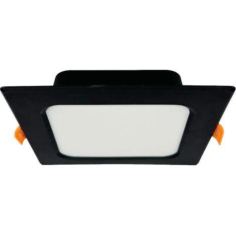 Spot de plafond LED encastré ALEXIS-SQ 9 W 780 lm IP20 CCT carré noir HOROZ (1/5)
