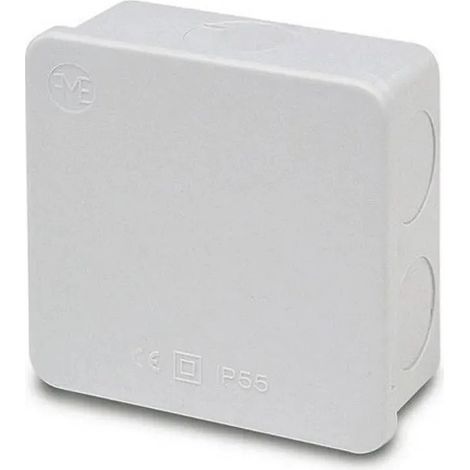 Caja estanca ciega no halógenos 80x80x36 tapa presión IP55 Famatel 3062