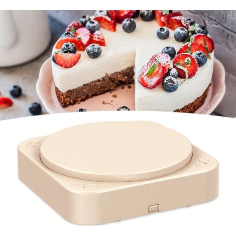 Drehbarer Desserttisch mit Drehfunktion, Cupcake-Ständer, Schwenktablett für Geburtstagsfeiern (1 Tablett) (1/5)