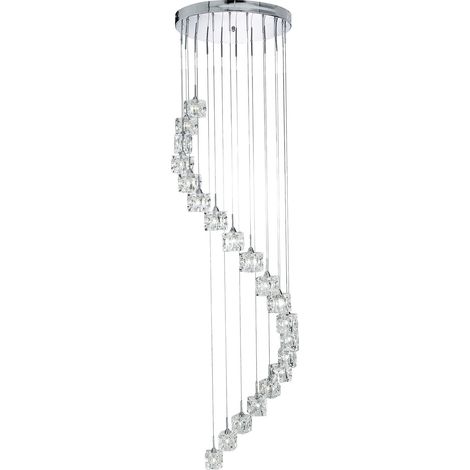 Searchlight Ice Cube - Lampada a sospensione a grappolo a spirale con LED integrato da 20 luci (1/5)