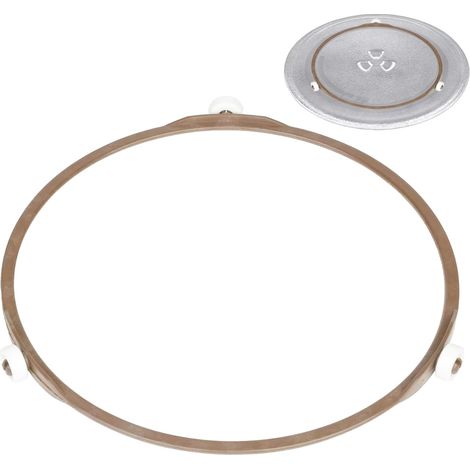 Anneaux de support pour micro-ondes en verre - 24,2 cm - Anneau de plateau tournant pour micro-ondes - Anneau intérieur de rechange pour micro-ondes (242 mm) (1/5)