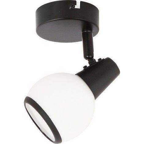 Applique murale noire verre Loris 1xE14 40W Reality (1/3)