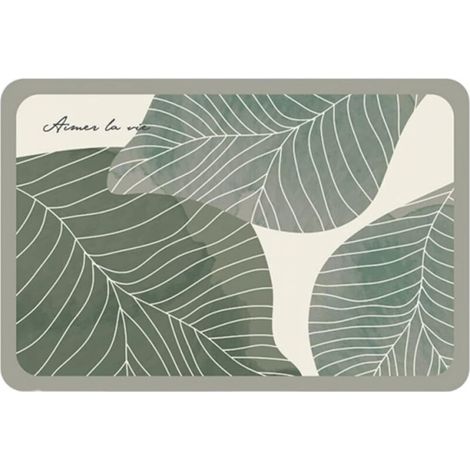 Tapis Antidérapant Imperméable en Silicone pour Machine à Café et Appareils de Cuisine, Tapis Égouttoir Évier, Tapis de Cuisine, Tapis (30x40cm) (1/5)