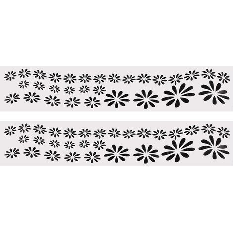 Autocollant de voiture noir x2 - Design élégant, protection extérieure, adhérence forte, décalcomanie universelle pour carrosserie (1/5)