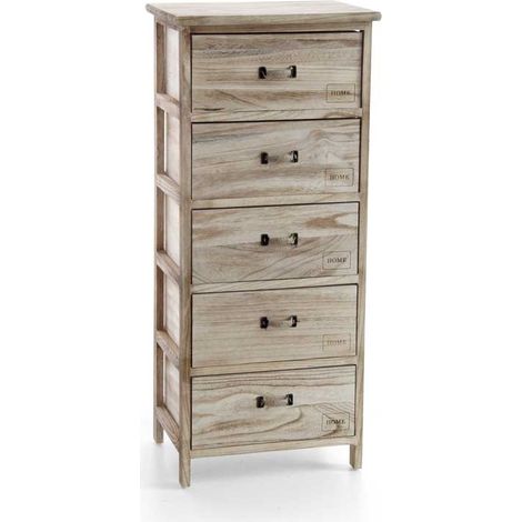 Cassettiera home cucina soggiorno 5 cassetti cm 40x 29 x 90 h (1/2)