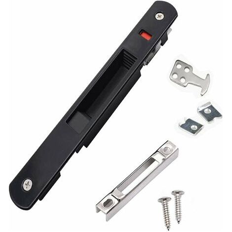 Verrou de porte coulissante, verrou de porte coulissante, système de verrouillage simple pour porte coulissante.