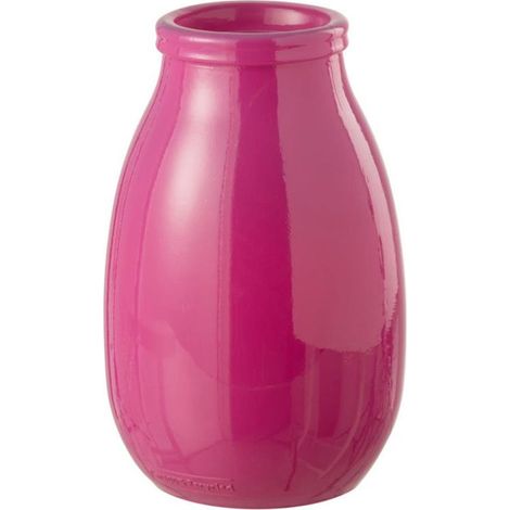 Vase Déco en Verre "Cocoon" 28cm Rose