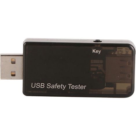 Digitaler USB-Tester mit Echtzeitanzeige, präzisem Amperemeter und Voltmeter (0–5,1 A, 3–30 V), multifunktionalem LCD-Bildschirm (1/5)