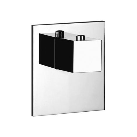 Gessi Rettangolo, pièces prêtes à monter pour thermostat encastré