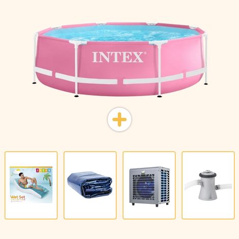 Intex Piscine Tubulaire Ronde - 244x76 cm - 5-pièces S112 (1/5)
