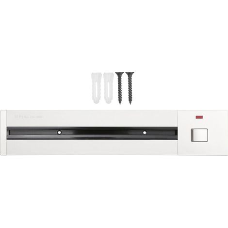 Système rail prises amovibles encastrées 6000W, haute puissance, rallonge murale mobile multiprise sans fil, gestion câbles rail coulissant (1/5)