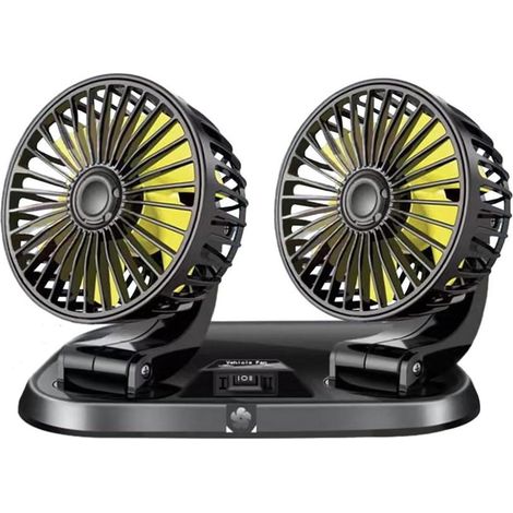 12V 24V ventilateur de voiture refroidissement double tête USB 2 (1/5)