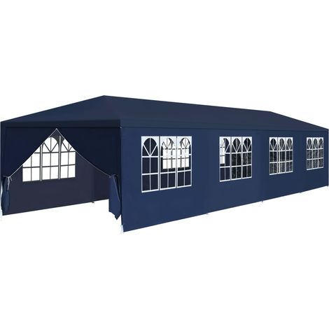 Gartenzelt 3x12 m Blau vidaXL
