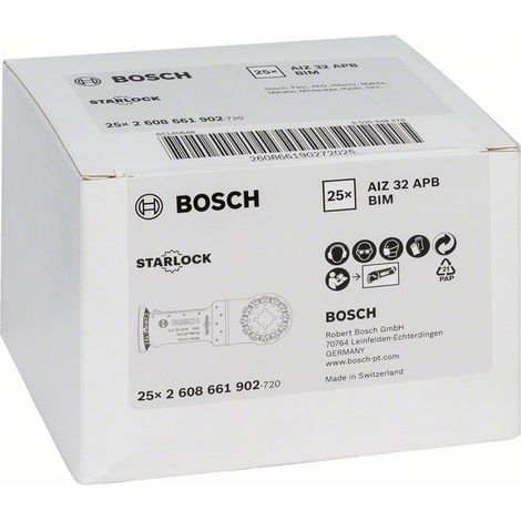 Bosch Starlock AIZ 32 APB Tauchsägeblatt schwarz