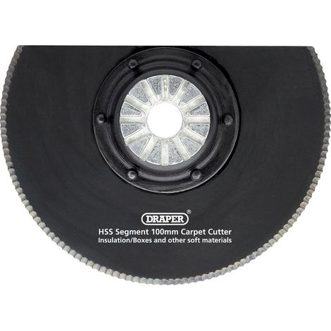 Draper HSS Segment Carpet Cutter 100mm Dia. (26809) (1/5)