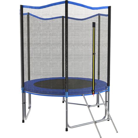 SPORTNOW Trampolino da Giardino 183 cm con Rete di Protezione