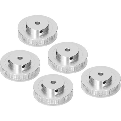 5 Pièces Poulies de Transmission Mécaniques pour Fraiseuse CNC, Kit d'Accessoires d'Imprimante 3D Facile à Assembler (1/5)
