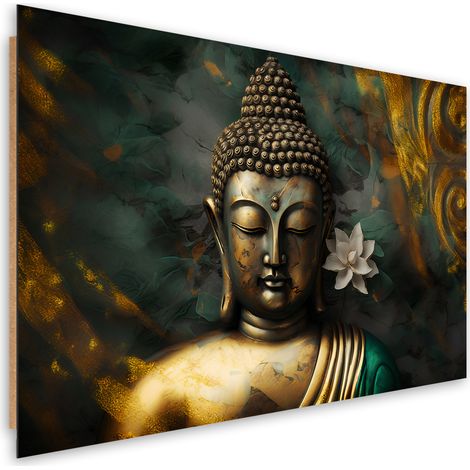 Deco panel picture, Buddha Zen Abstraction - 120x80 (1/5)