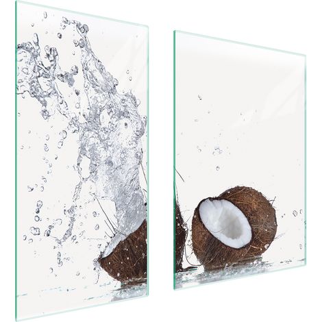 GLASSCHUTZPLATTE BOARD 75x52 KOKOSNUSS (1/5)