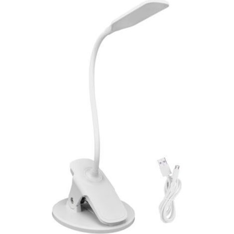 Lampe de bureau intelligente pour le soin des yeux, lampe de lecture de nuit pliante, alimentée par USB, lampe de bureau à Clip, lumière de dortoir (1/5)