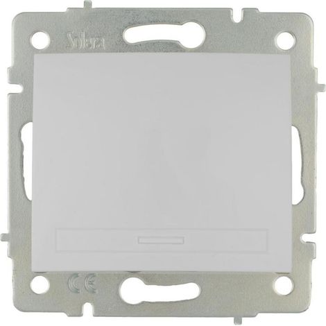 Interruttore bipolare 10A 250V connessione terminale rapido bianco SOLERA ERP22QC