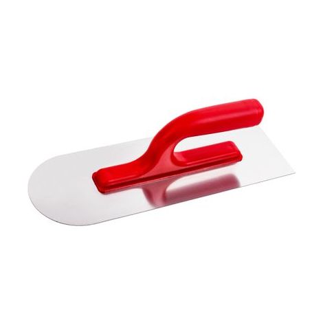 Glättkelle Strend Pro Premium, REDhand, U-TYPE, Kunststoffgriff, abgerundet, 320x110 mm, 0,7 mm, Edelstahl