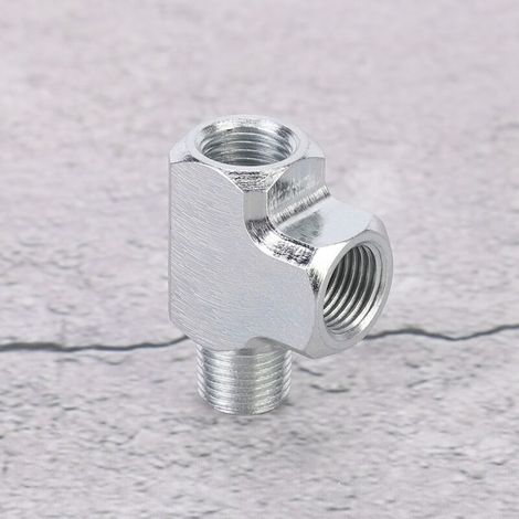 Öl- und Wassersensor, Manometer und T-Stück, 1/8"-Schlauchanschluss, 3-Wege-Anschluss