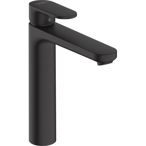 Hansgrohe – Mitigeur lavabo noir mat 190 – Hauteur sous bec 190mm – Projection 169mm – Mousseur orientable – Débit 5l/min – 71582670