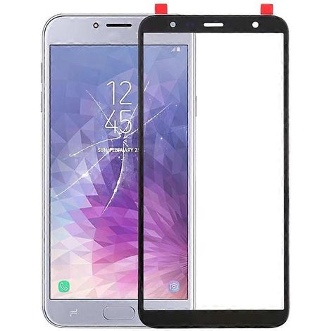 Lentille de remplacement en verre extérieur d'écran avant pour Galaxy J4+/J6+ (1/5)