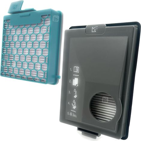 Satz HEPA-Filter, kompatibel mit dem Miele Boost CX1 Serie CX 1 Staubsauger (1/5)