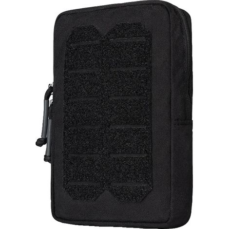 Bolsa táctica, sistema MOLLE, almacenamiento organizado, color negro. (1/2)