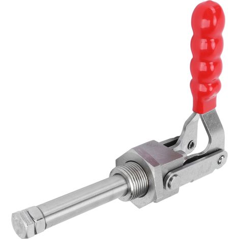 Schnell verschiebbare Schub-Zug-Hebelklemme, Tragfähigkeit 318 kg/701,1 lb, Modell SD LD GH36224MSS, robuste Werkbank- und Schweißklemme. (1/5)