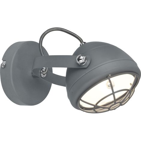 Applique spot métal grise E14 40W IP20 BALVE Zuma Line