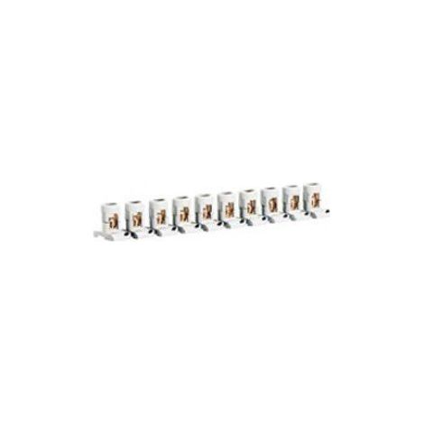 Regleta de paso separable 10 bornas 2x25mm LEGRAND 34003