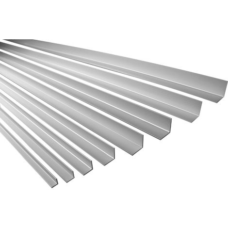 Cornière en aluminium anodisé 2m – Protection des bords – Résistante aux chocs – Montage facile intérieur/extérieur – 15 x 15 x 1.5 mm - B10-B17