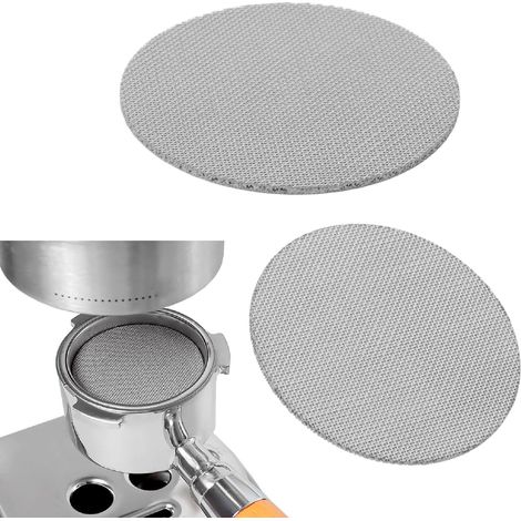 Wiederverwendbarer 51-mm-Puck-Filter, Doppelsieb, 150 μm, Edelstahl