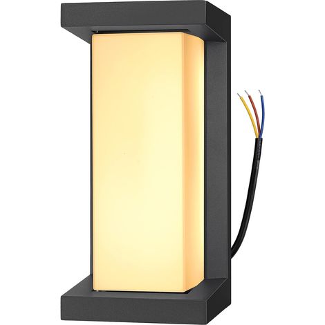 Applique Murale Avec Détecteur De Mouvement - 18 W - IP66 Étanche - Aluminium Anthracite - 3000 K - Pour Couloir Balcon Jardin - 1 Pièce (1/5)