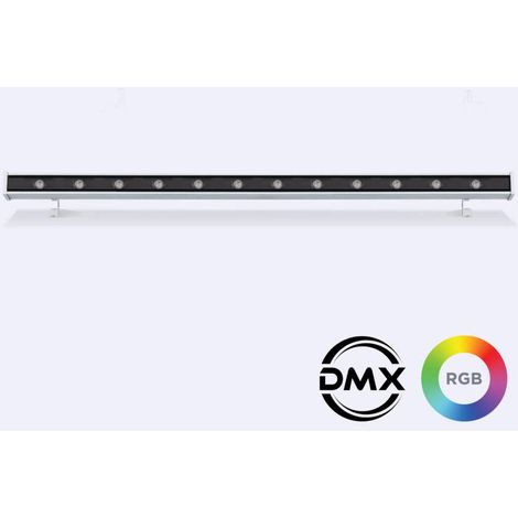 Bañador de pared lineal LED BRIDGELUX, 36W, DC24V, RGB-DMX, 1m, RGB (1/4)