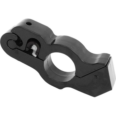 Poignée de verrouillage throttle en alliage d'aluminium pour guidon moto, antivol sécurité avec 2 clés, noir, grip de poignée (1/5)