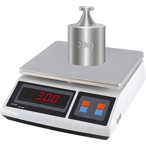 Bilancia elettronica di precisione per negozi, portata fino a 3 kg, accurata, senza fili, modello hdwr wagPRO-S3 (1/4)